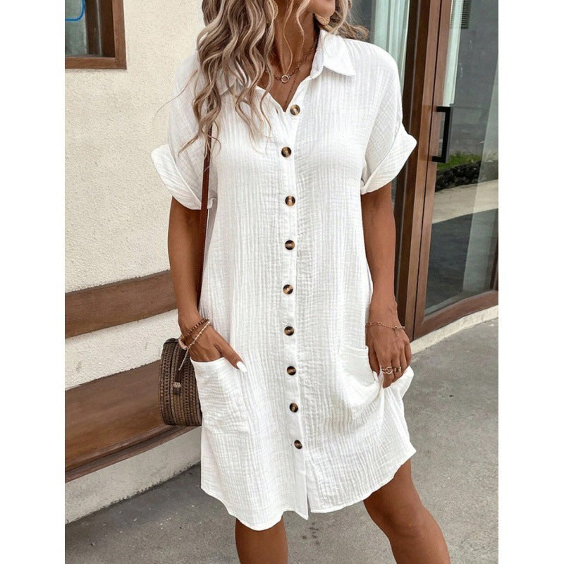 Liva Everyday Linen Shirt Dress