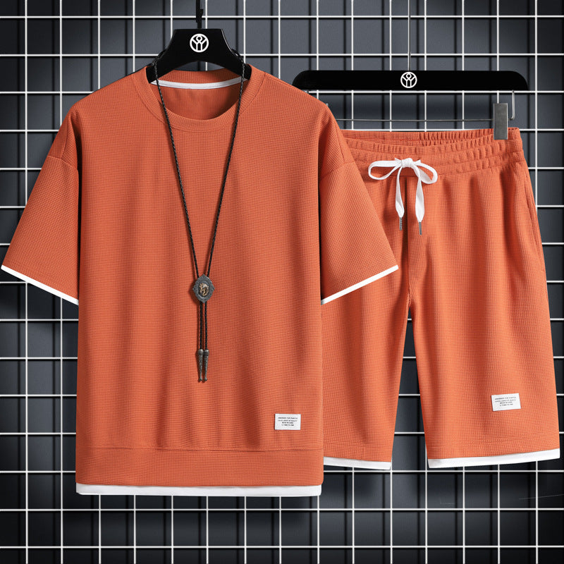 Waffle Knit Lounge Set