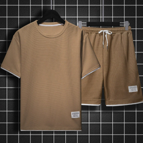 Waffle Knit Lounge Set