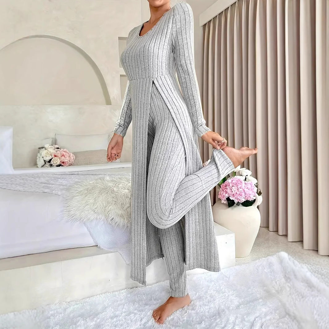 Olivia Ribbed Two-Piece Set