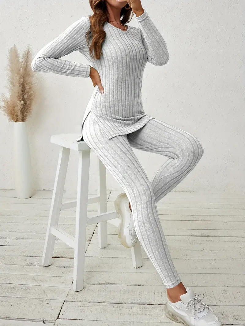 Julia Ribbed Two-Piece Set