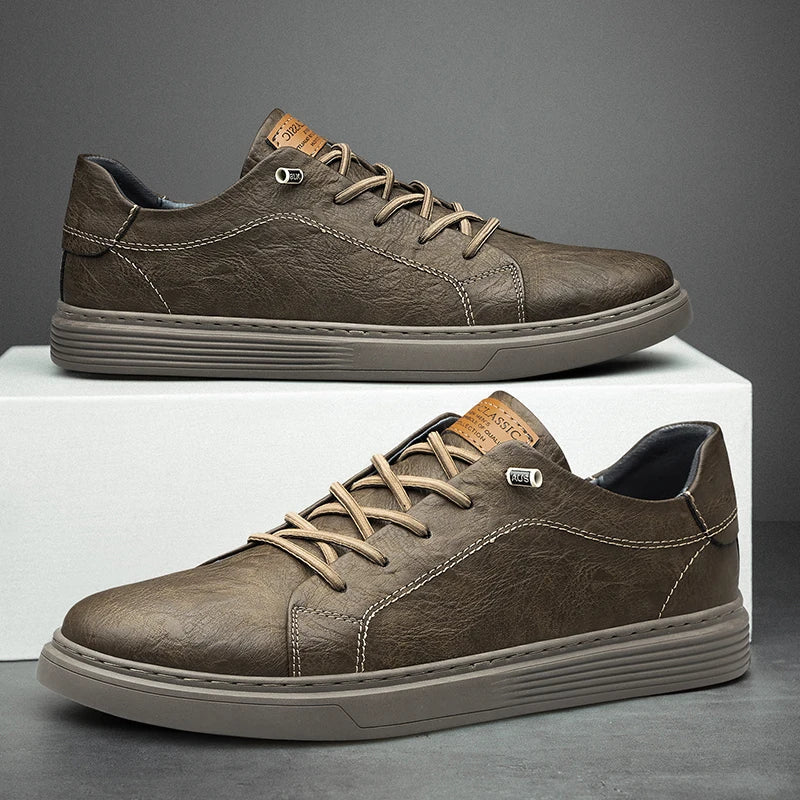 Oxfords Leather Trainers