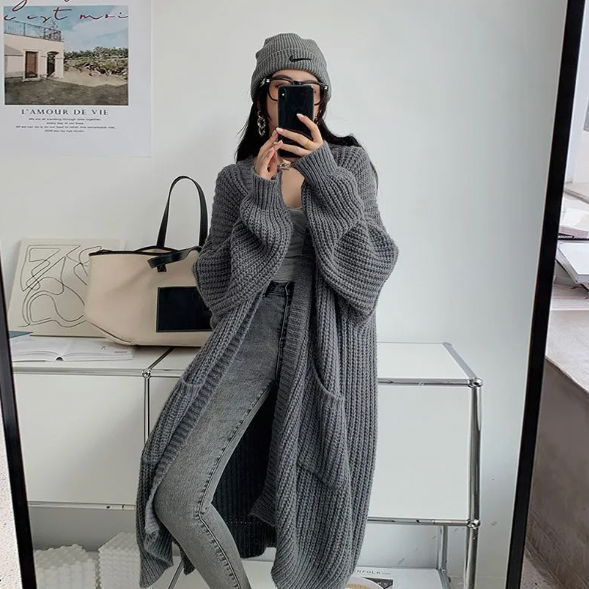 Linda Long Sleeve Knitted Cardigan