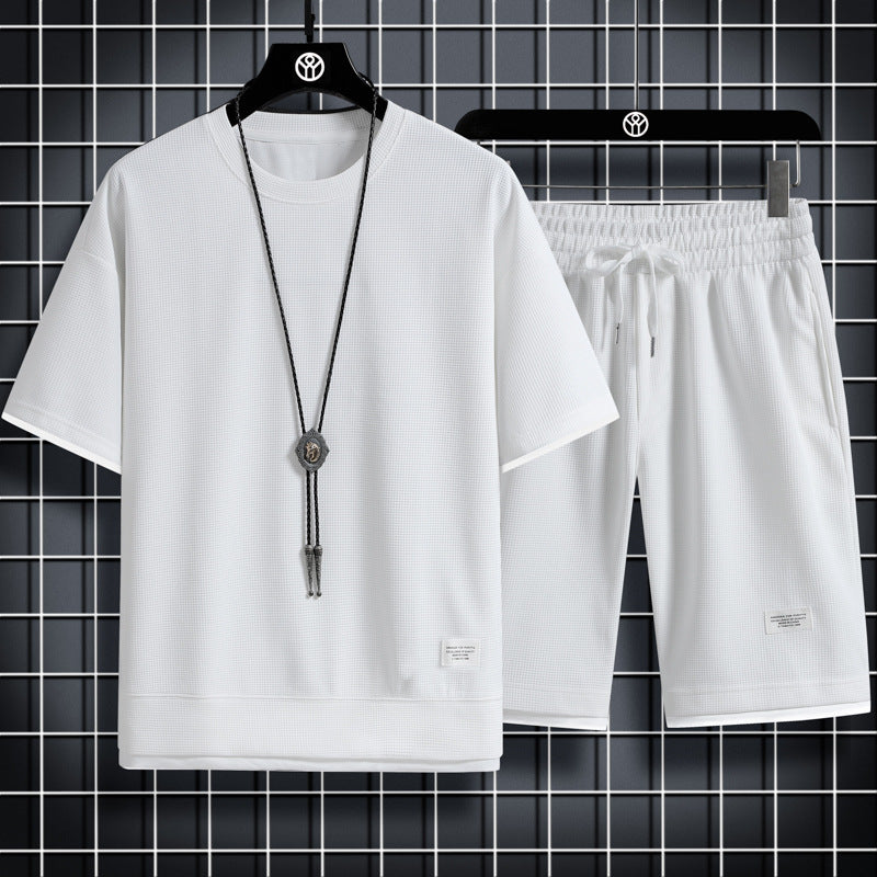 Waffle Knit Lounge Set