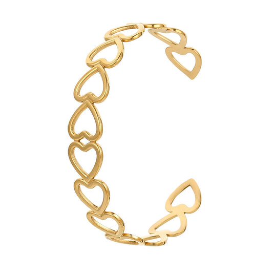 Hollow Heart Bracelet
