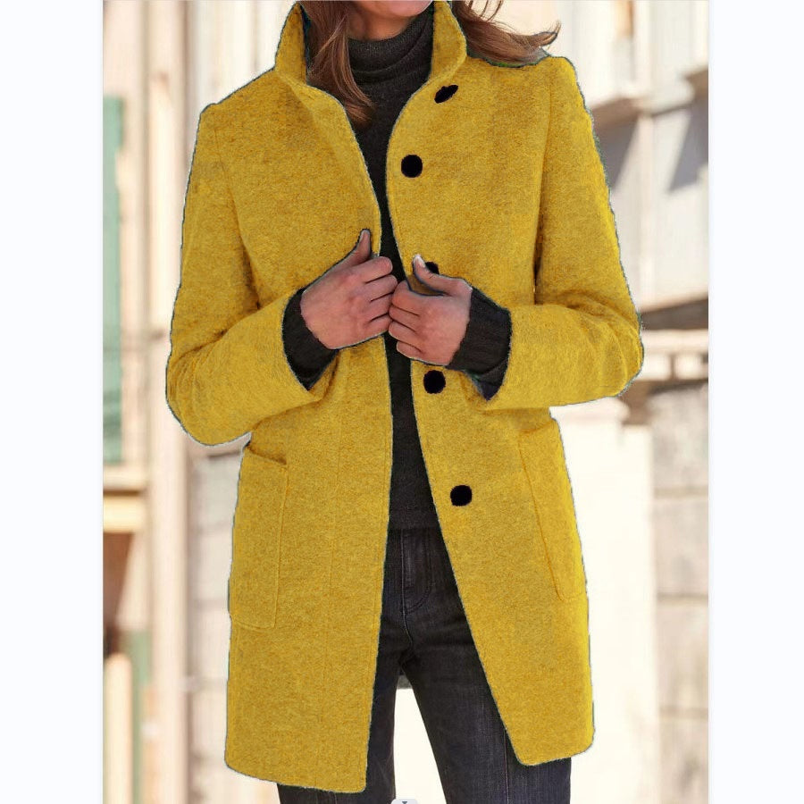 Anna | Women's Coat with High Collar