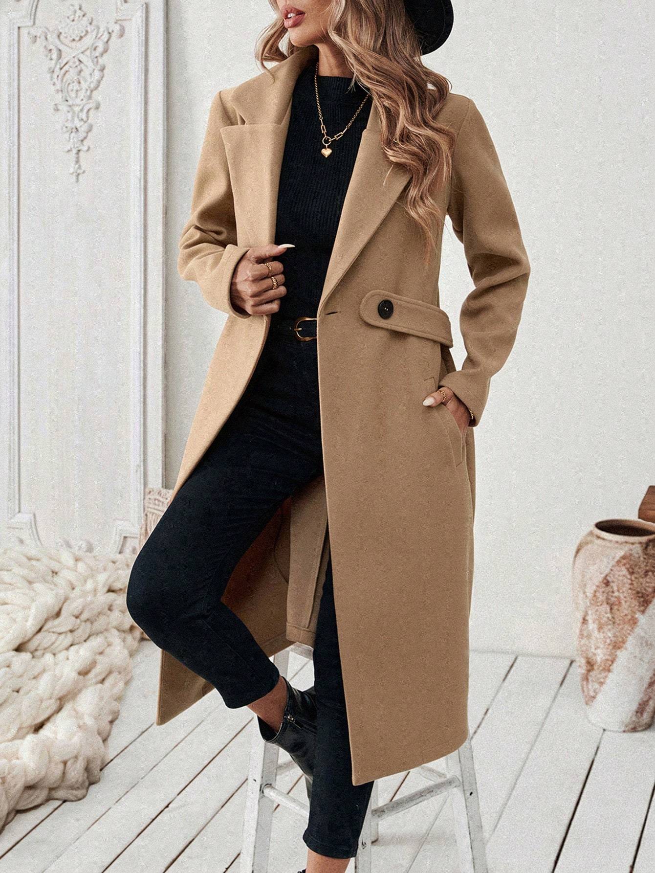 Noa Elegant Tweed Coat