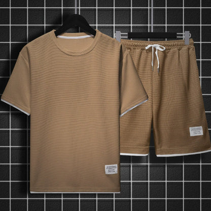 Waffle Knit Lounge Set