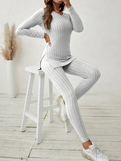 Julia Ribbed Two-Piece Set
