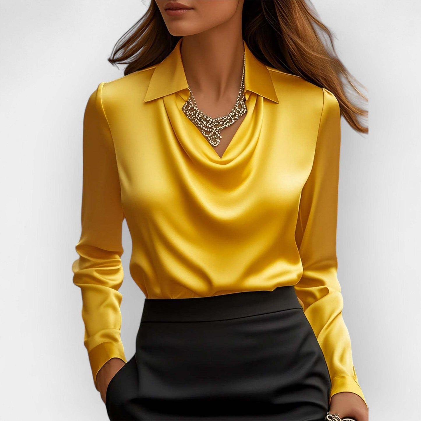 ELEGANT SATIN BLOUSE