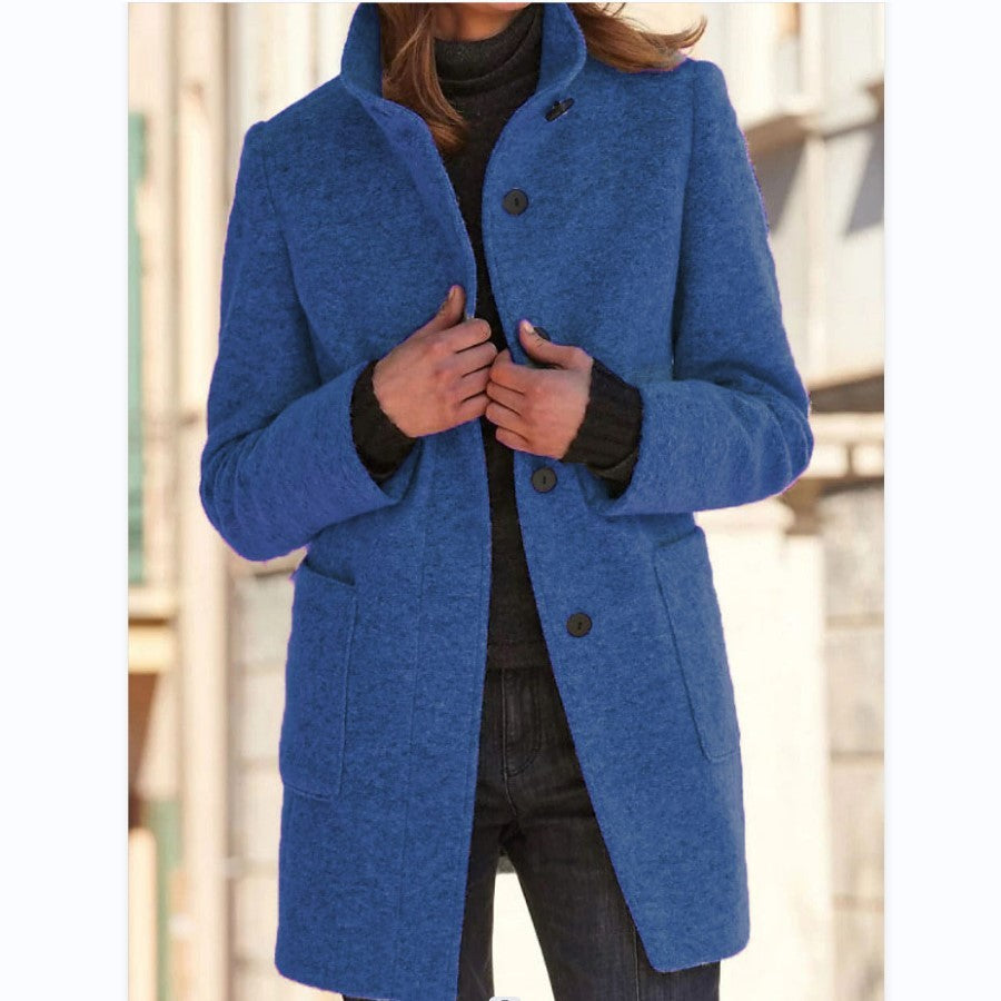 Anna | Women's Coat with High Collar