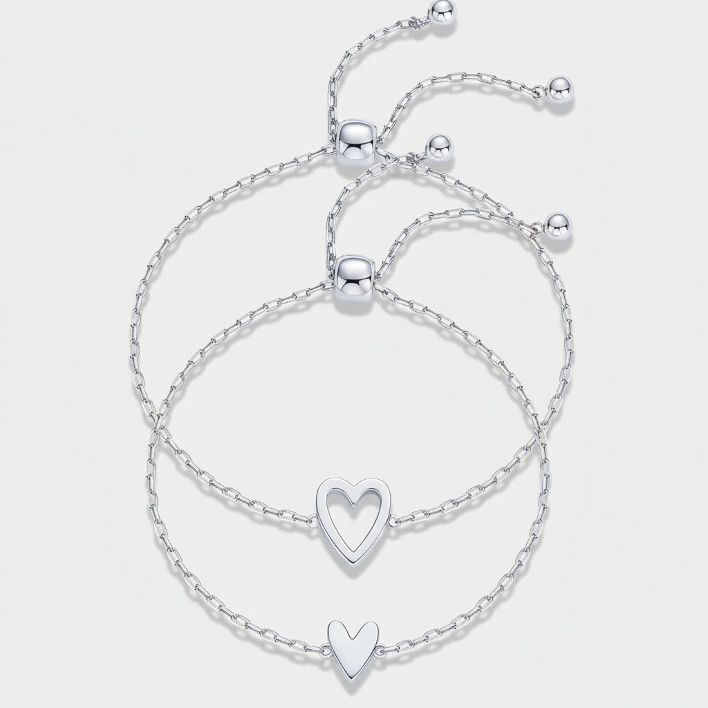Matching Hearts Bracelet