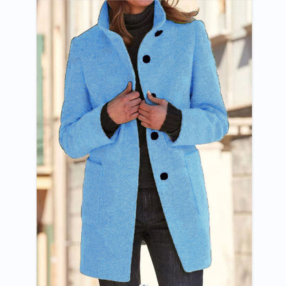 Anna | Women's Coat with High Collar