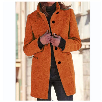 Anna | Women's Coat with High Collar