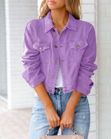 Elise Leroy Petals Denim Jacket