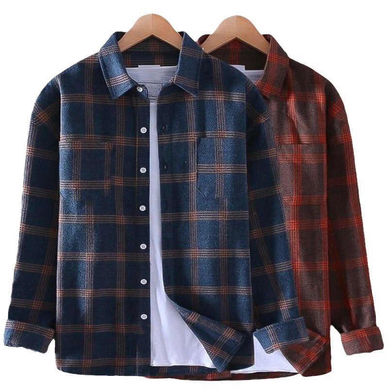 Rustic Plaid Flannel Shirt