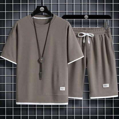 Waffle Knit Lounge Set
