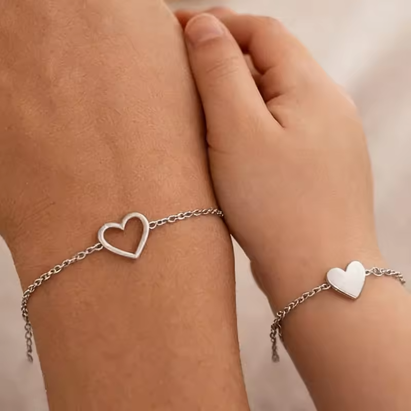 Matching Hearts Bracelet