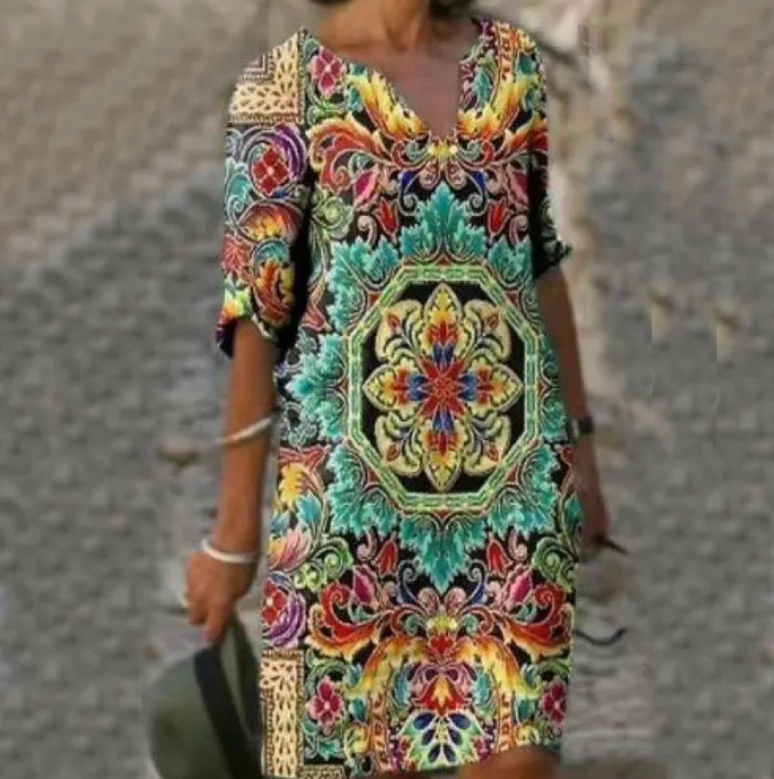 Mira – Casual Cotton Vintage-Inspired Mini Dress