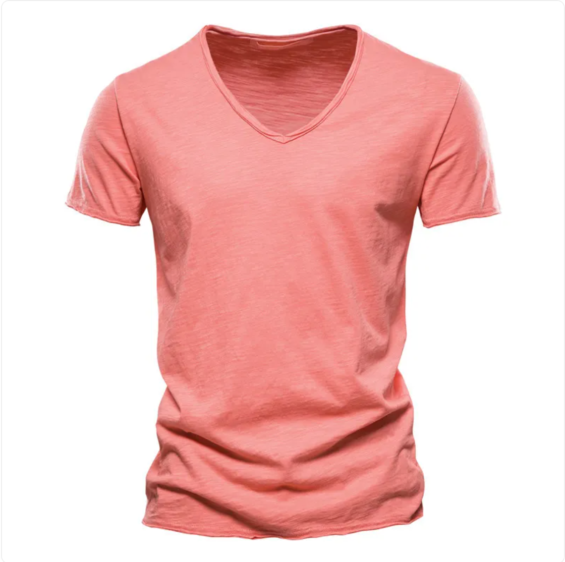 Shinari V-Neck Cotton T-Shirt