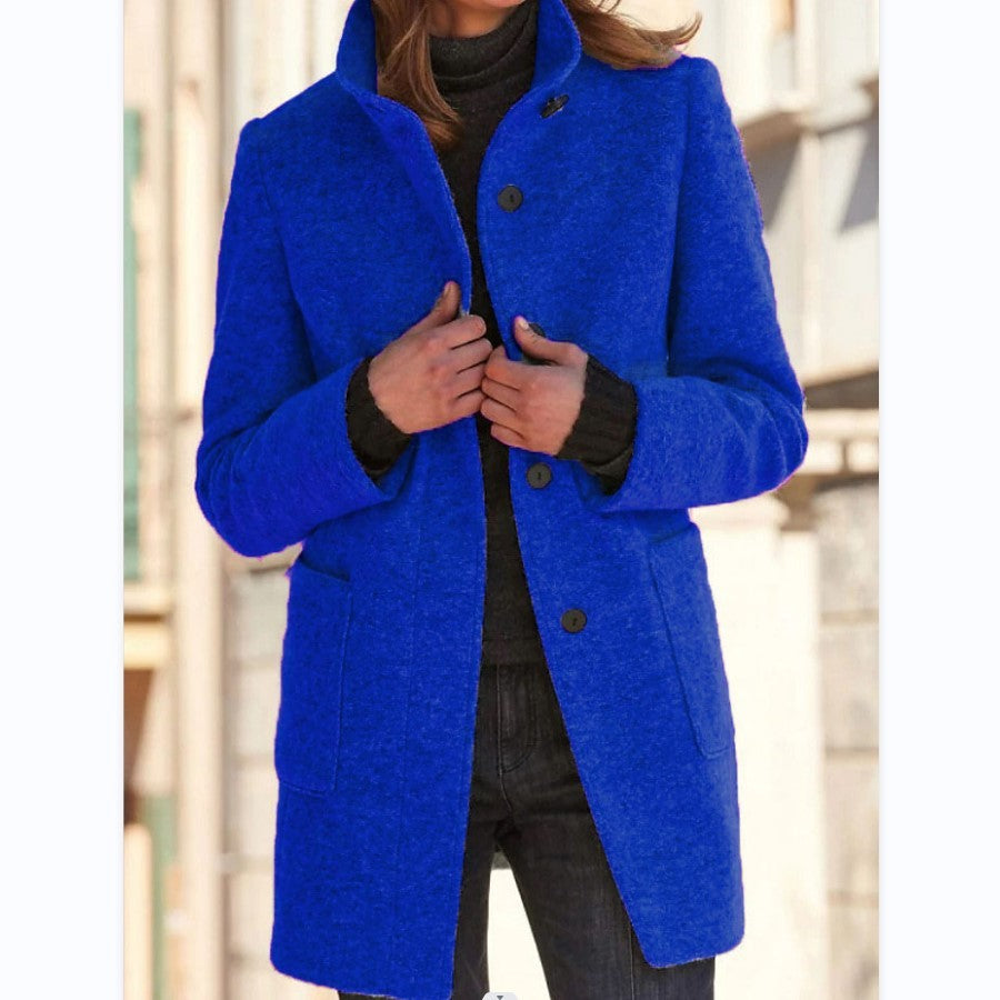 Anna | Women's Coat with High Collar