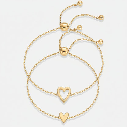 Matching Hearts Bracelet