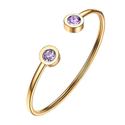 Personalized Birthstone Bracelet
