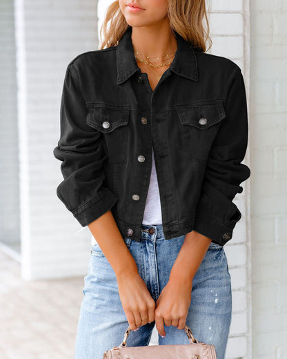 Elise Leroy Petals Denim Jacket