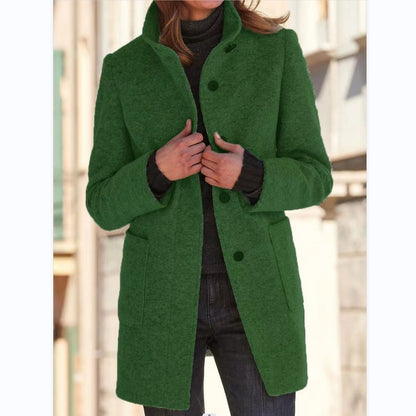 Anna | Women's Coat with High Collar