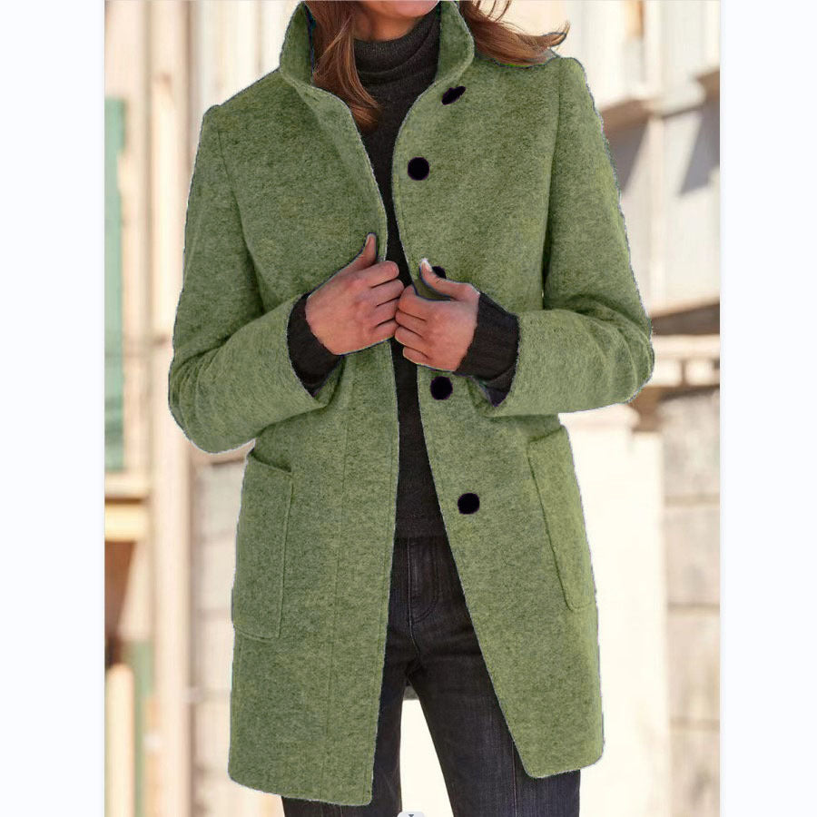 Anna | Women's Coat with High Collar