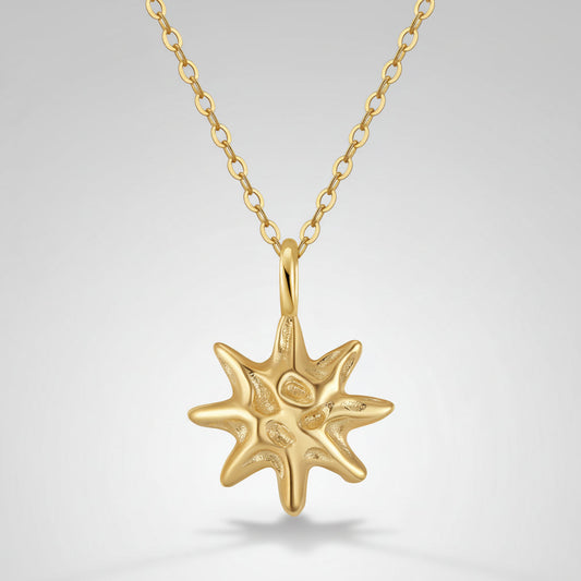 Hammered Star Necklace