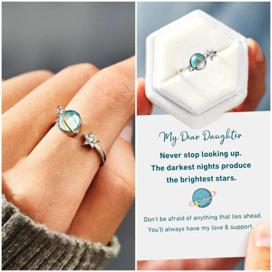 Galaxy Anxiety Ring for Daughter