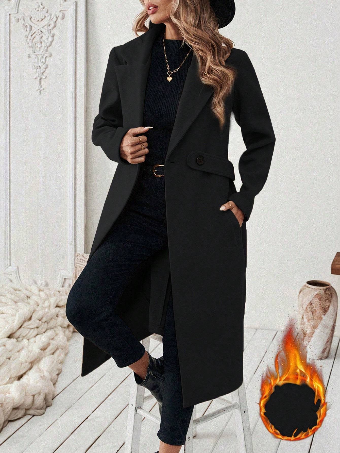 Noa Elegant Tweed Coat