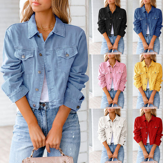 Elise Leroy Petals Denim Jacket